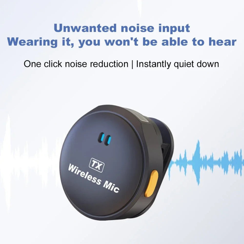 Duo Wireless Button Mag Mic with Charging Case - Image 4