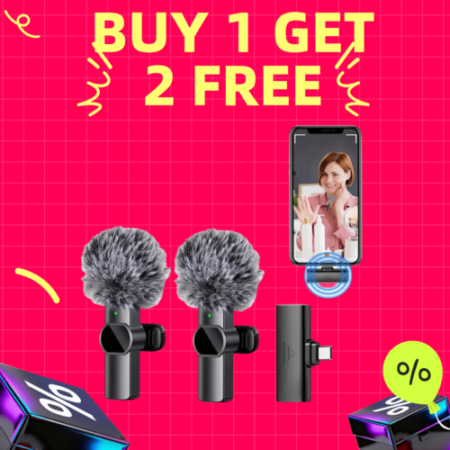 Noise Reduction Microphone for Mobile Phone 2 Mics Set